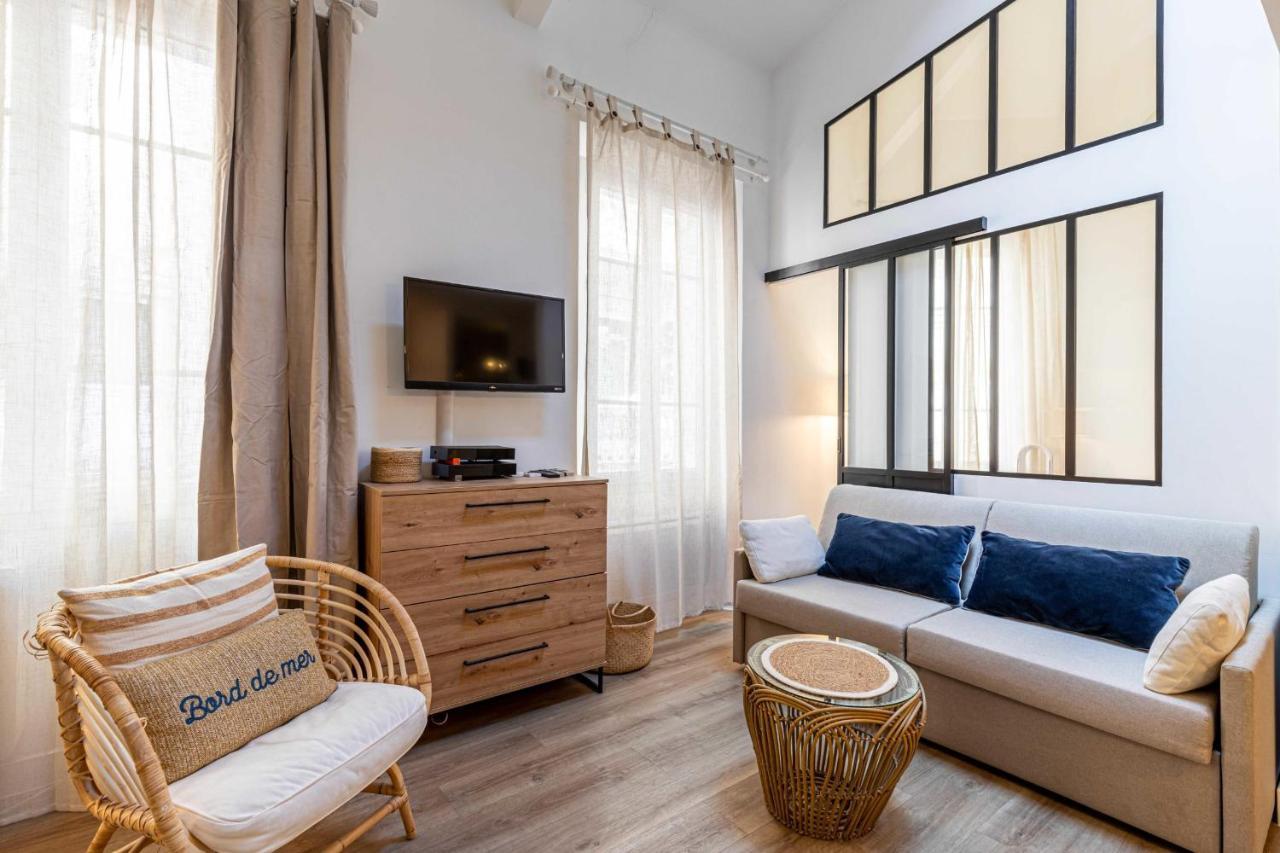 Ferienwohnung Renovated Duplex - Cannes Croisette Golden Square Exterior foto